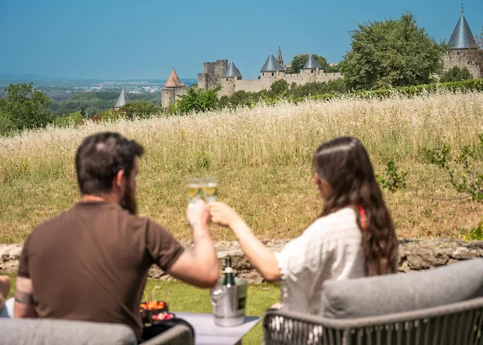 L'ecrin De La Cite, Grand Panorama, Vue Unique Sur Les Remparts De カルカソンヌ