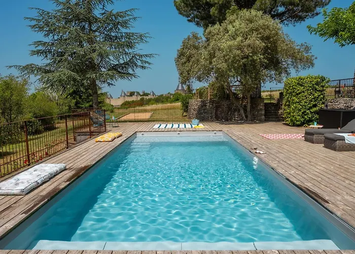 L'ecrin De La Cite, Grand Panorama, Vue Unique Sur Les Remparts De Villa *