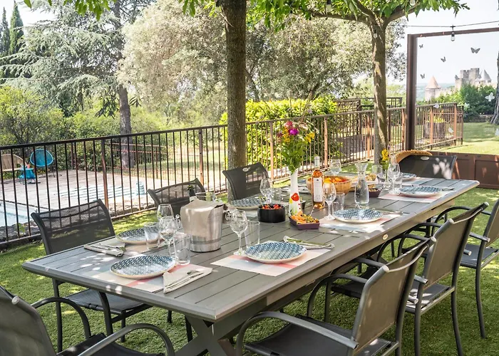 L'ecrin De La Cite, Grand Panorama, Vue Unique Sur Les Remparts De ヴィラ カルカソンヌ