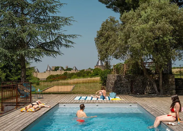 L'ecrin De La Cite, Grand Panorama, Vue Unique Sur Les Remparts De Villa Carcassonne